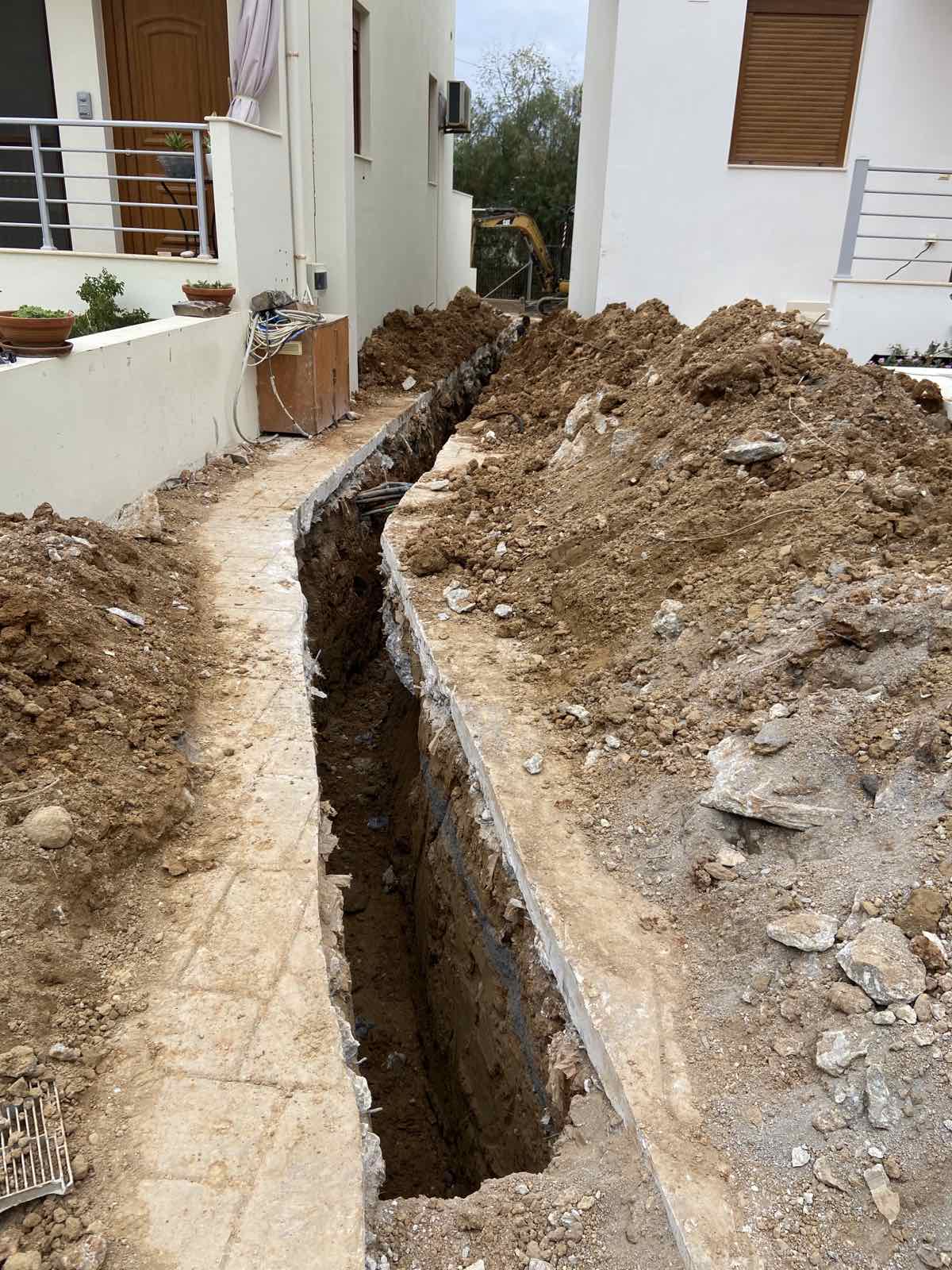 Read more about the article Construction of sewage network in Kokkinis